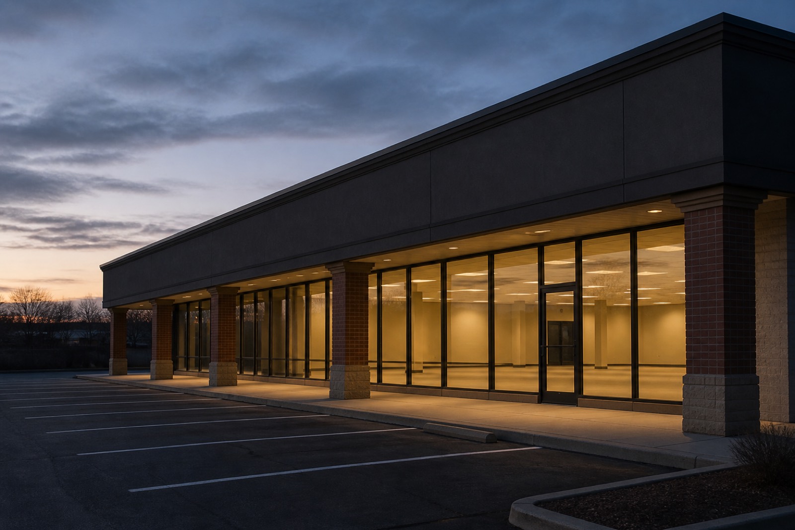 Strip mall storefront location considered when buying a laundromat and negotiating the lease