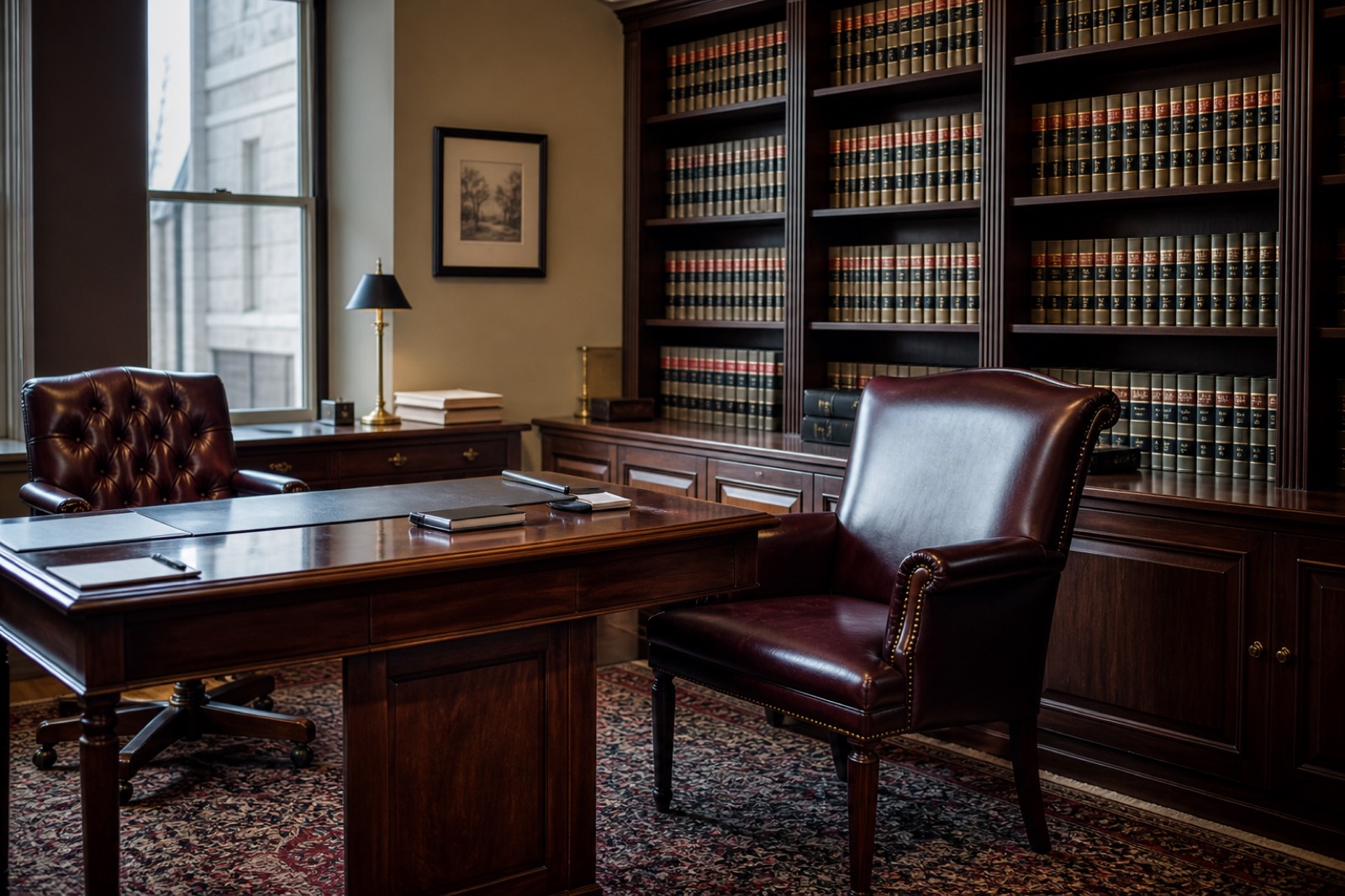 Traditional law office, the kind valued with law firm valuation methods