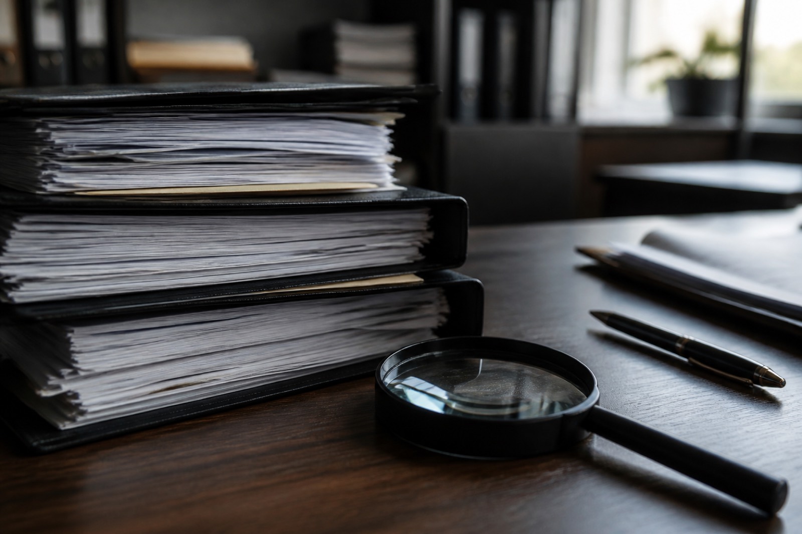 Research binders showing the methodology behind med spa valuation figures