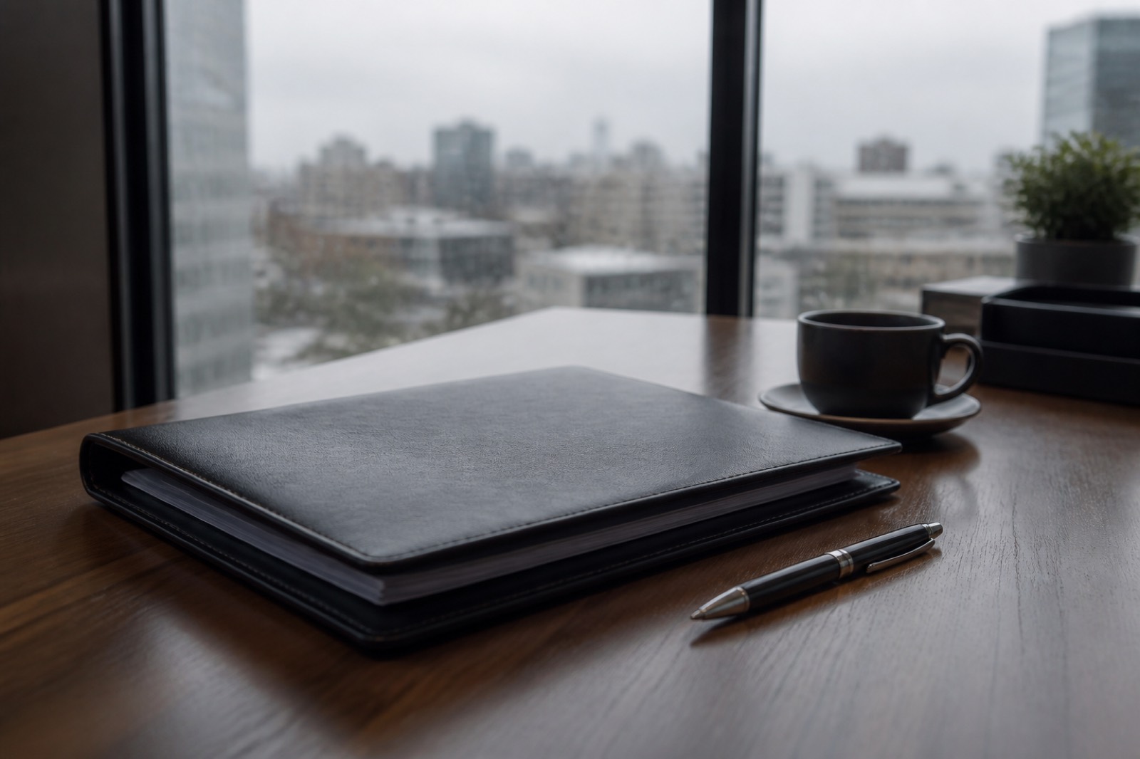 Fee agreement on a desk, comparing Michigan M&A advisory firms to national benchmarks