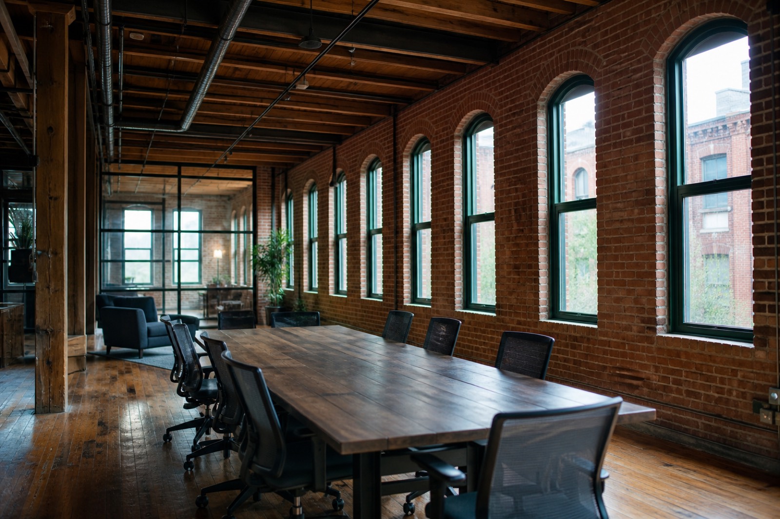 Converted mill office in southern New Hampshire for M&A advisory services in Nashua