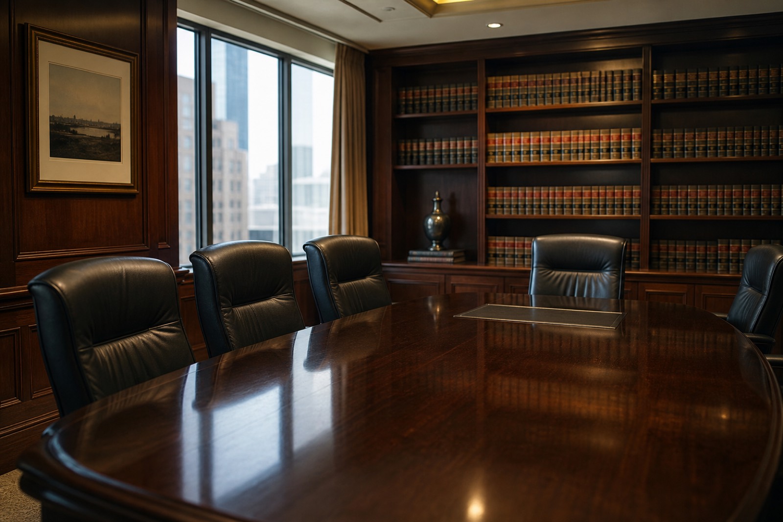 Law firm conference room used by an M&A advisor in Nashville