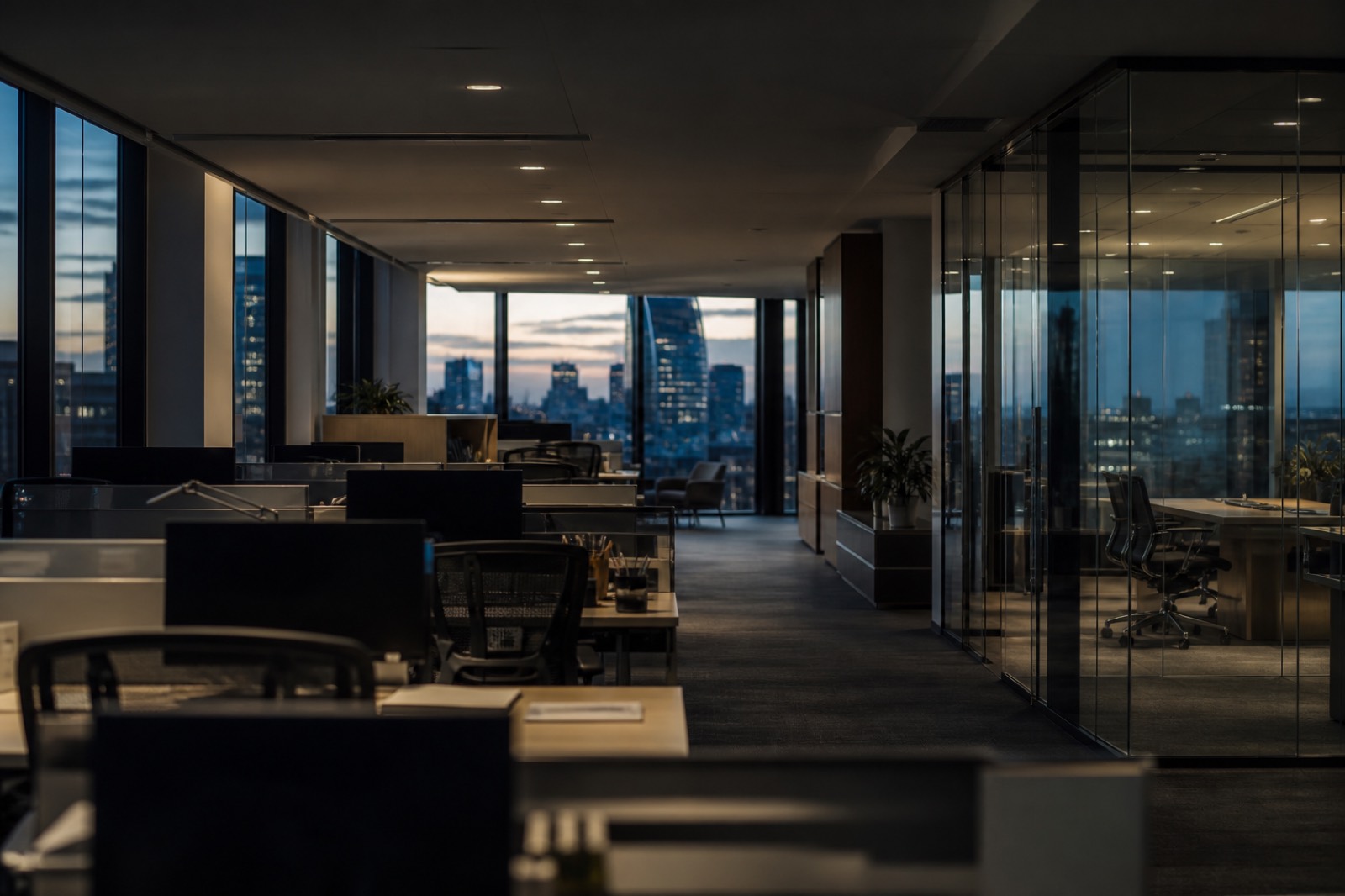 Professional services office used in a worked example to sell a business in NY