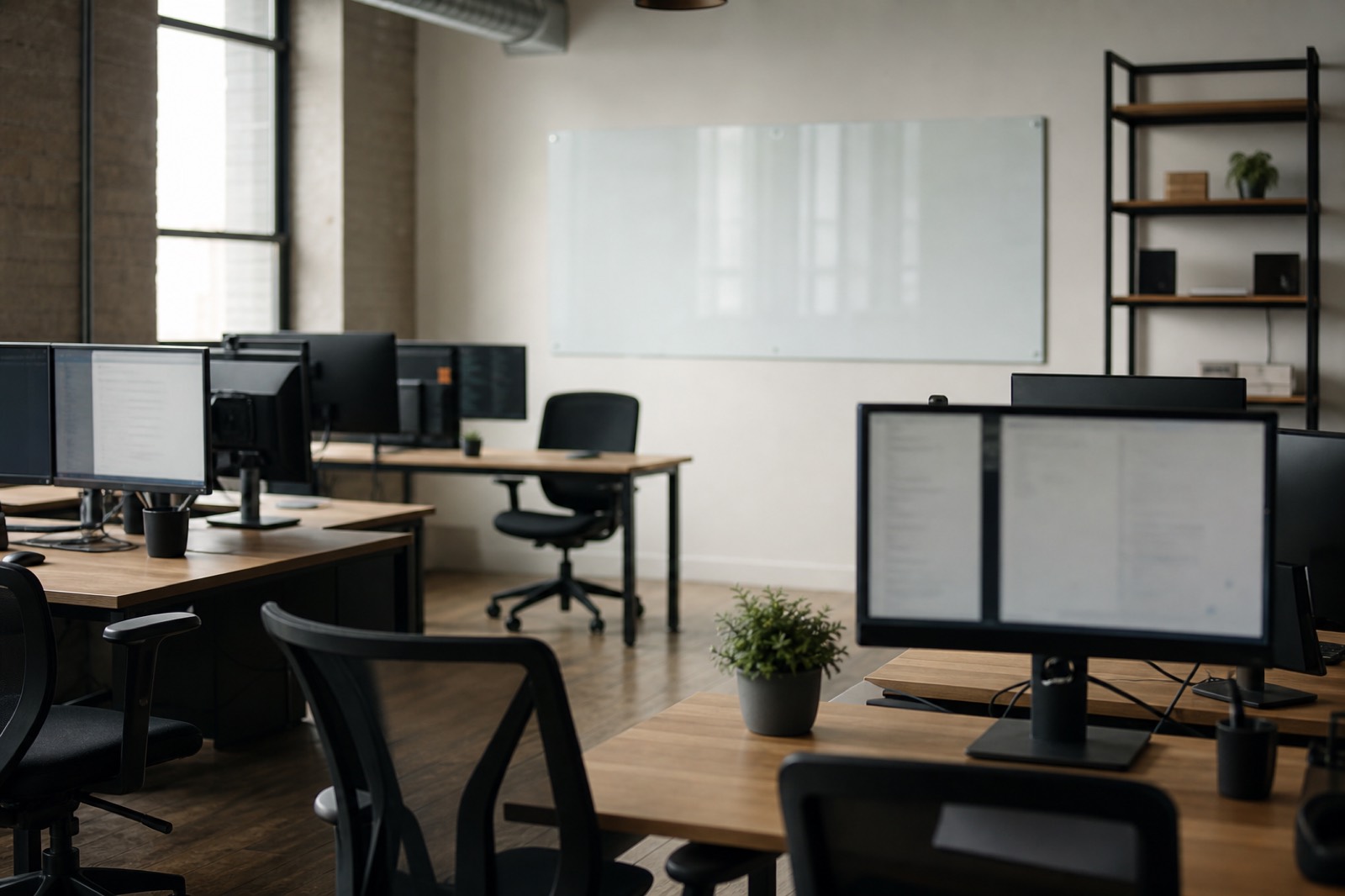Small software office preparing to hire a SaaS advisor for a sale