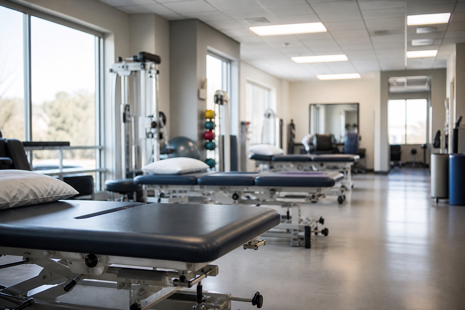 Physical therapy clinic representing healthcare services in SDE multiples by industry
