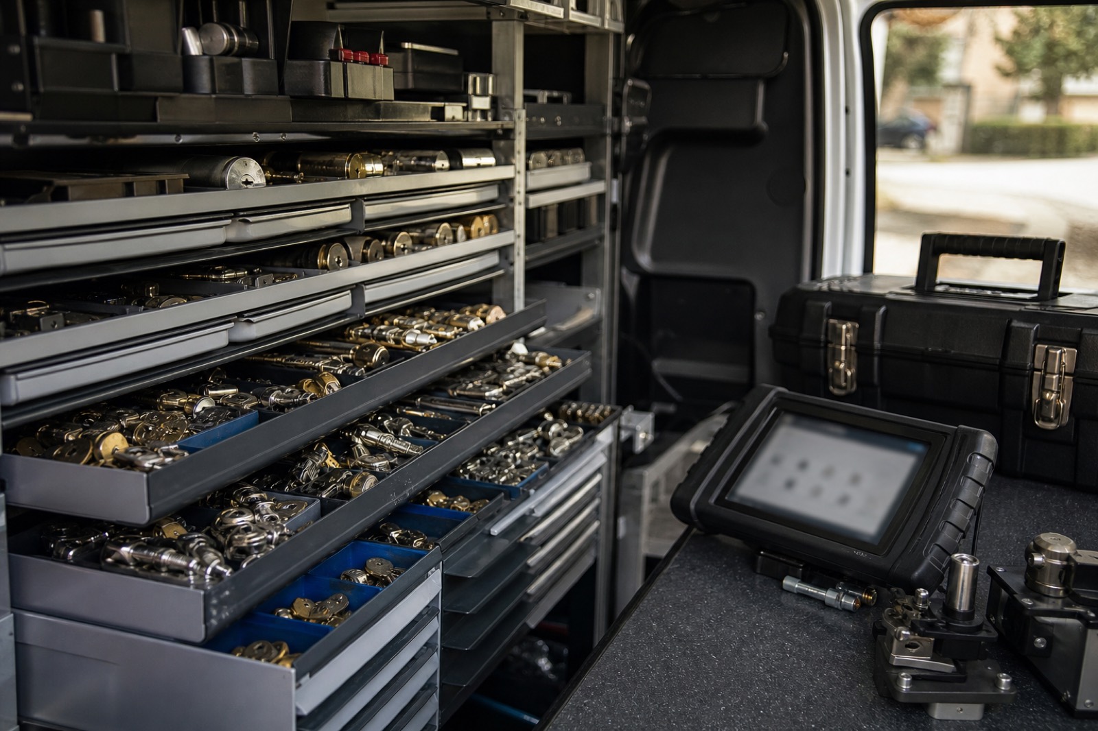 Service van equipment when you sell a locksmith business