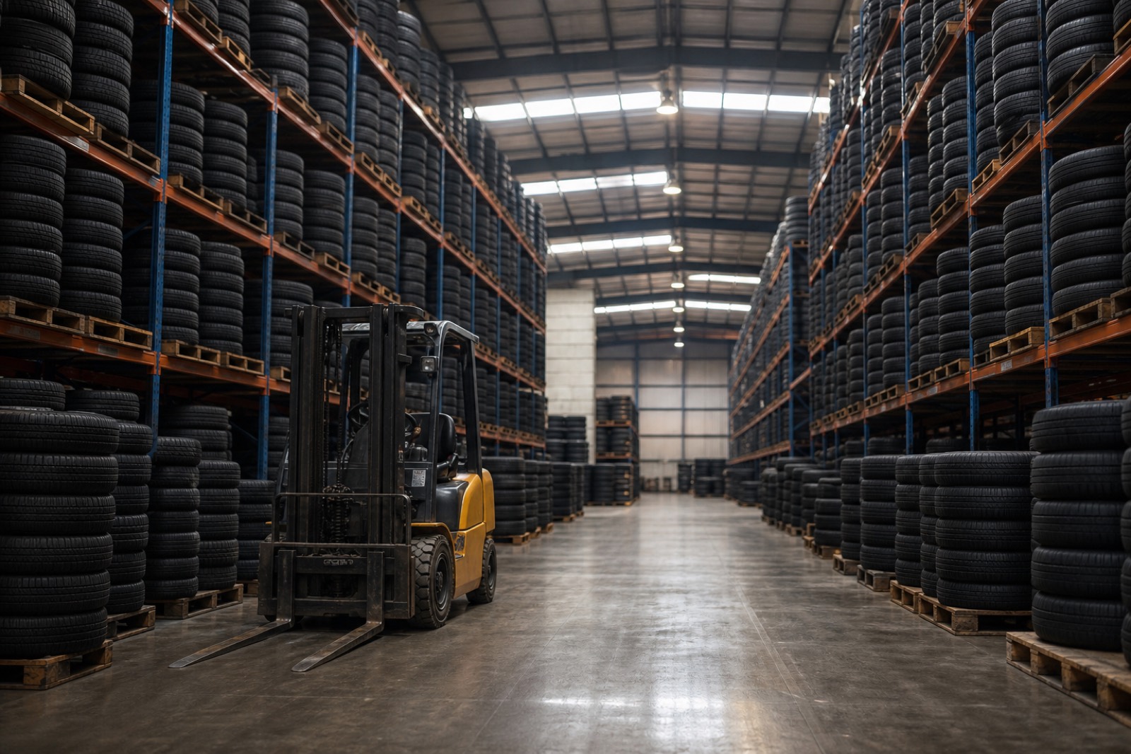 Tire distribution warehouse, a supply factor in tire shop valuation