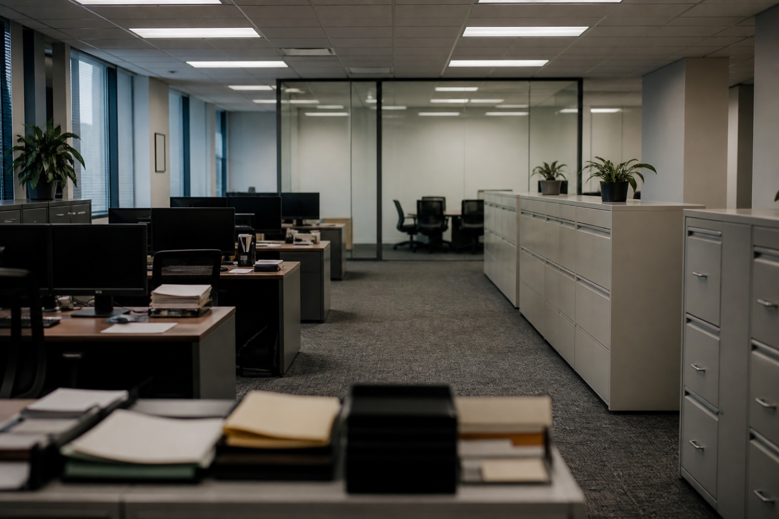 Accounting office where business valuation firms prepare appraisal work